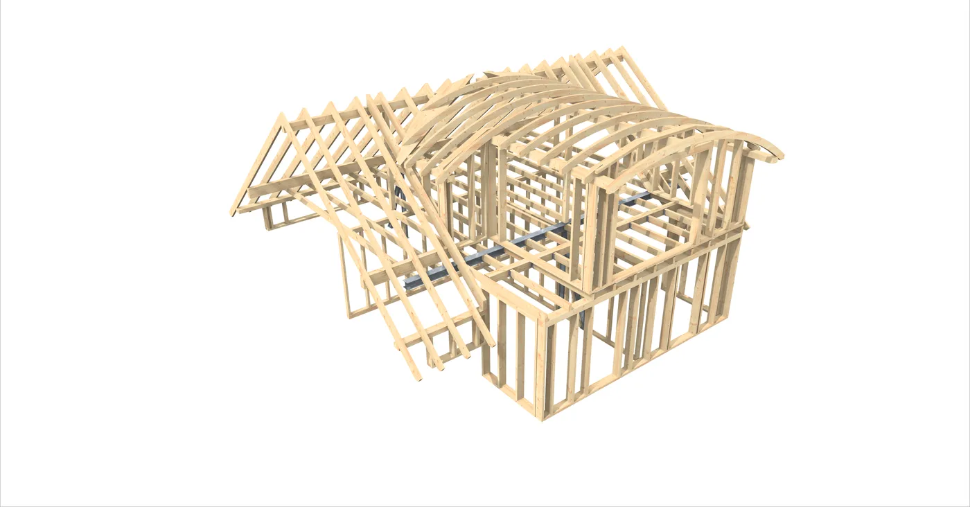 Aufstockung mit Tonnengaube
